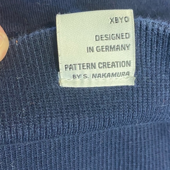 Adidas Originals XBYO Navy Sweatshirt by S. Nakamura - Size Large -EUC - Picture 9 of 11